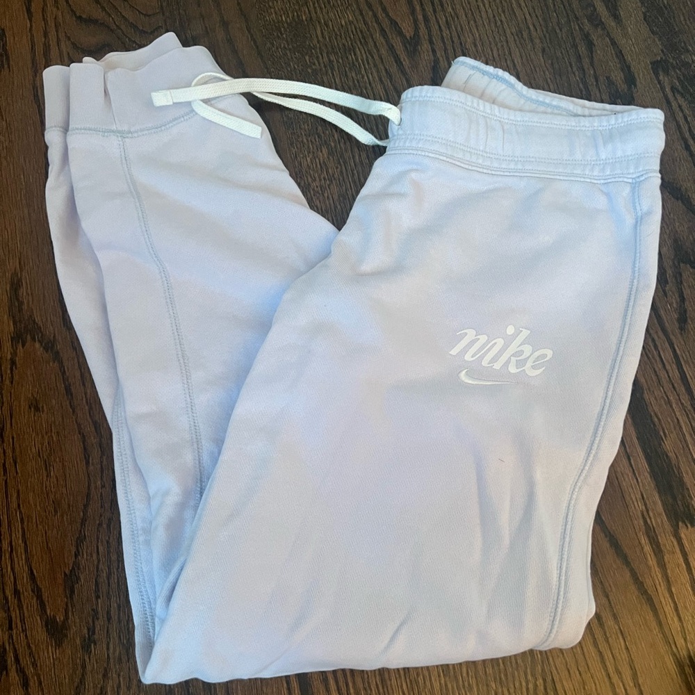Light lilac purple Nike joggers